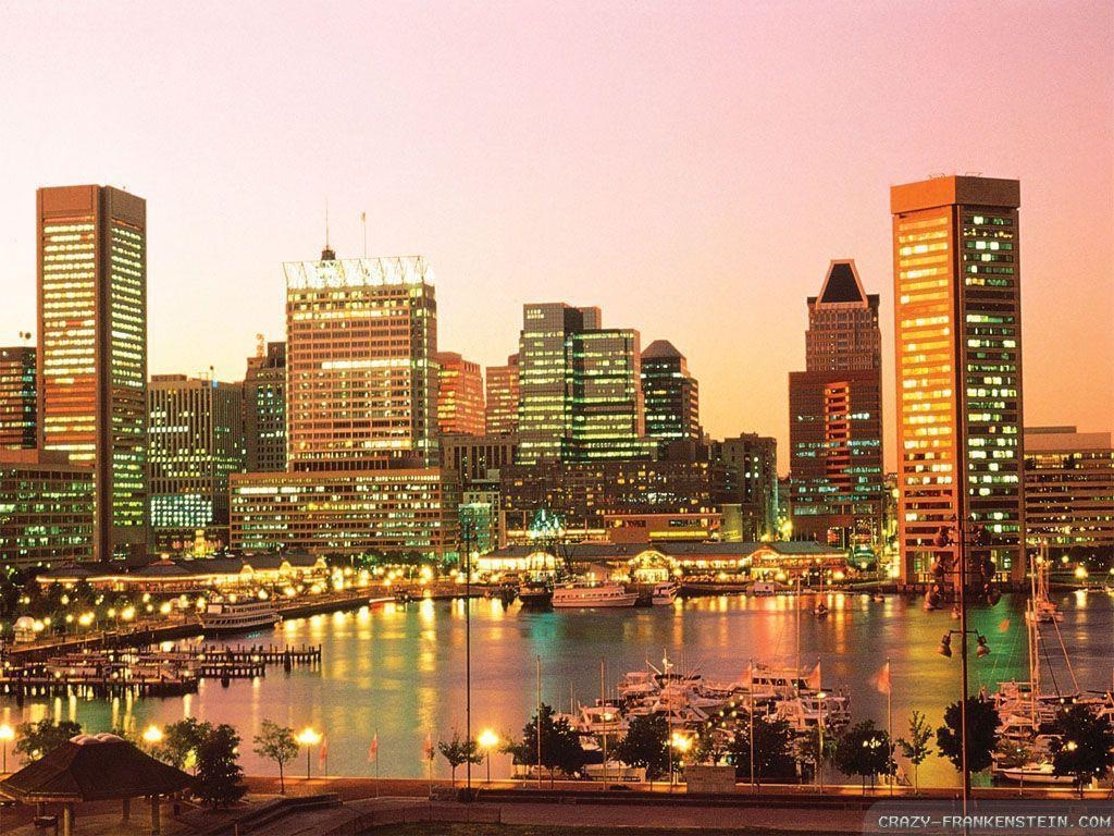 Baltimore, Reisen, Skyline, Maryland, Stadtbild, 1030x770 HD Desktop