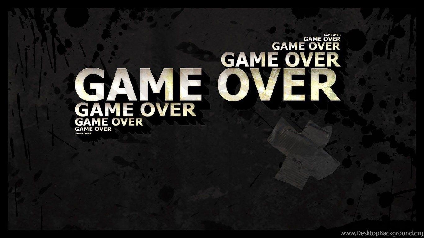 Game Over, HD, Hintergrund, Desktop, Gaming, 1370x770 HD Desktop