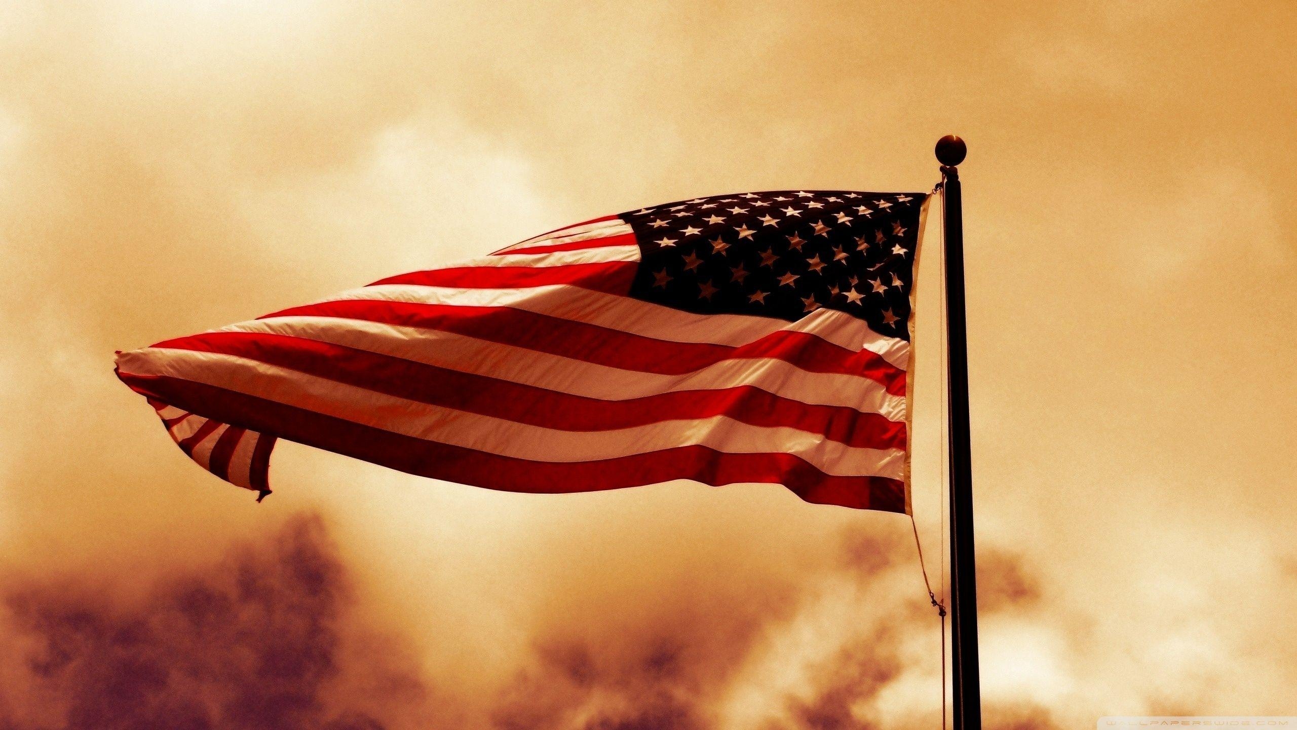 USA Flagge, 4K HD, Desktop, Ultra HD, Patriotismus, 2560x1440 HD Desktop