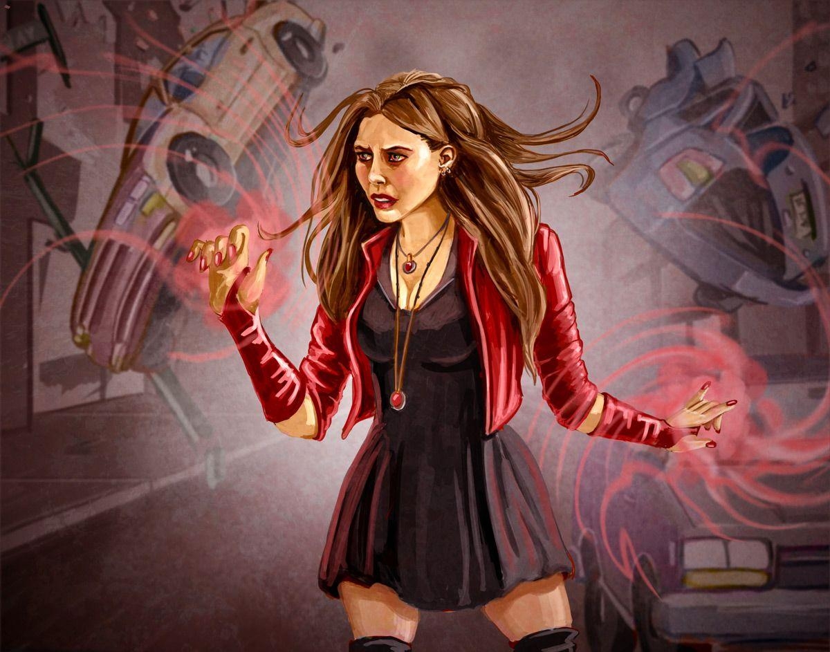 Scarlet Witch, Desktop, Hintergrund, Marvel, Magie, 1200x950 HD Desktop