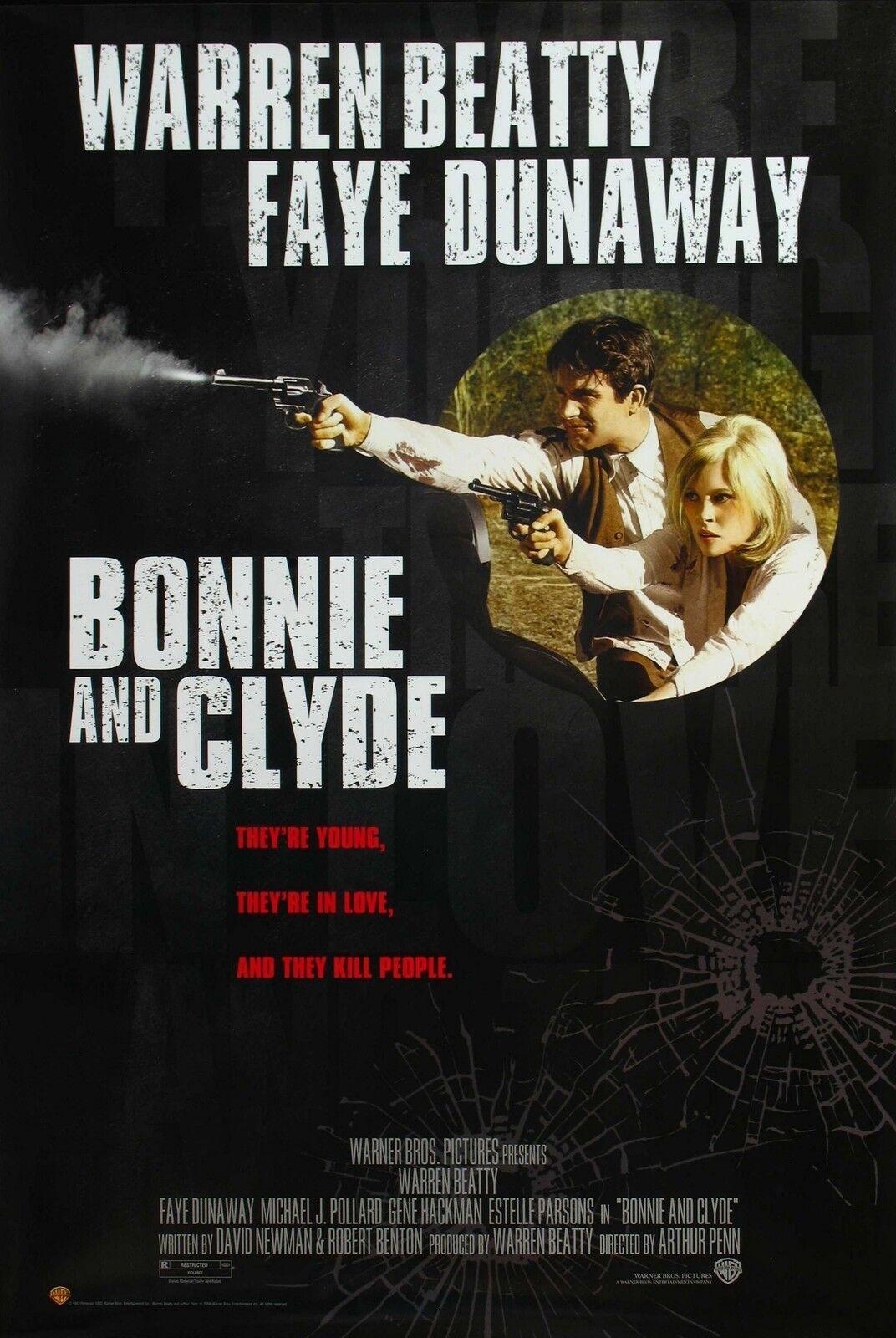 Bonnie und Clyde, 1967, Mafioso, Krimi, Filmplakat, 1080x1600 HD Handy