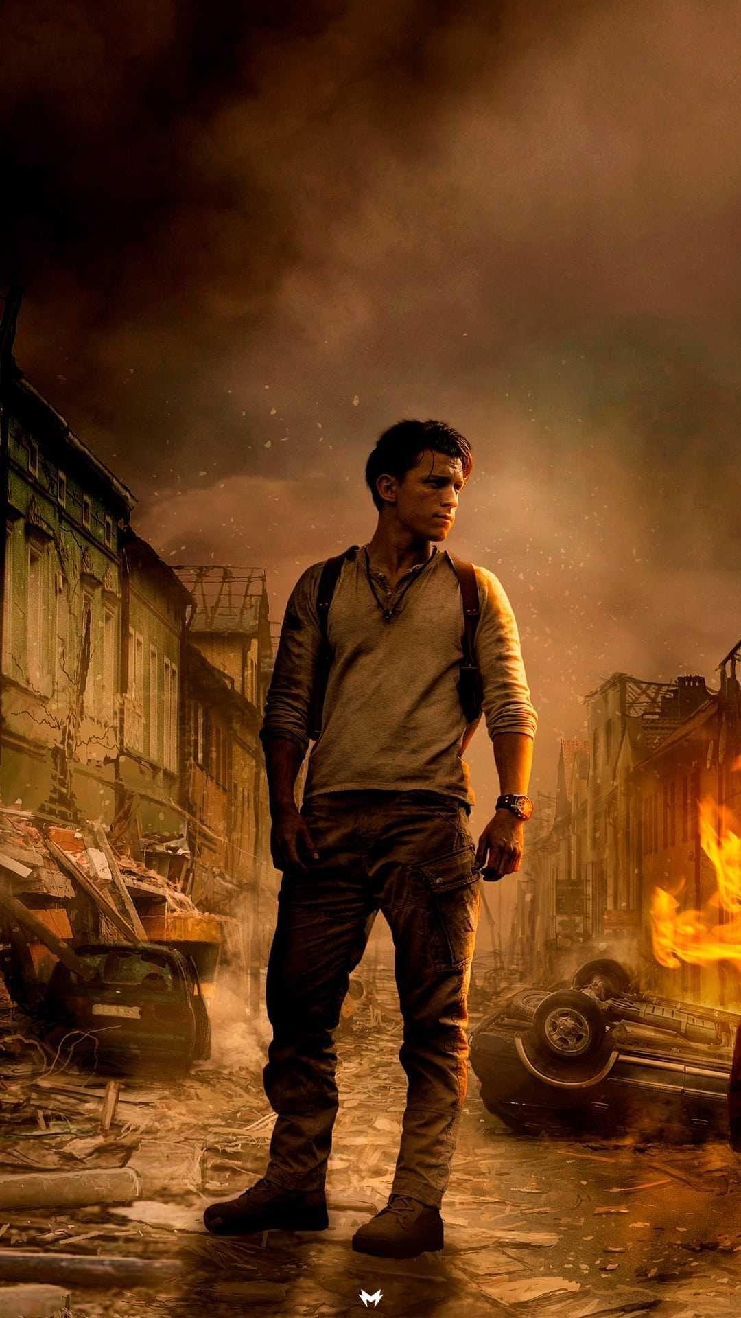 Uncharted, Tom Holland, Spiderman, Abenteuer, 2022, 1080x1920 Full HD Handy