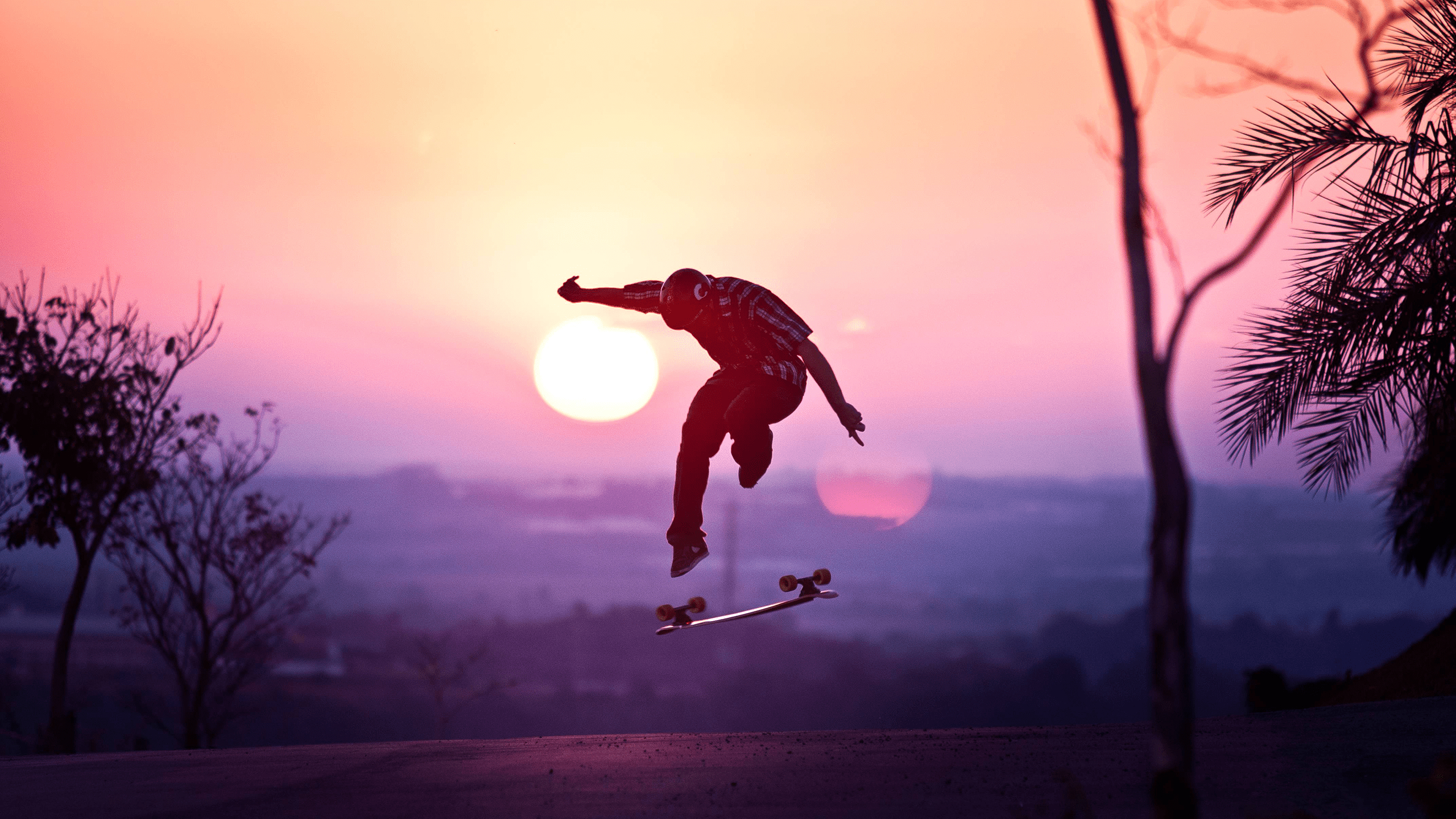 Skateboarding, HD, Sport, Aktion, Hintergrund, 2560x1440 HD Desktop