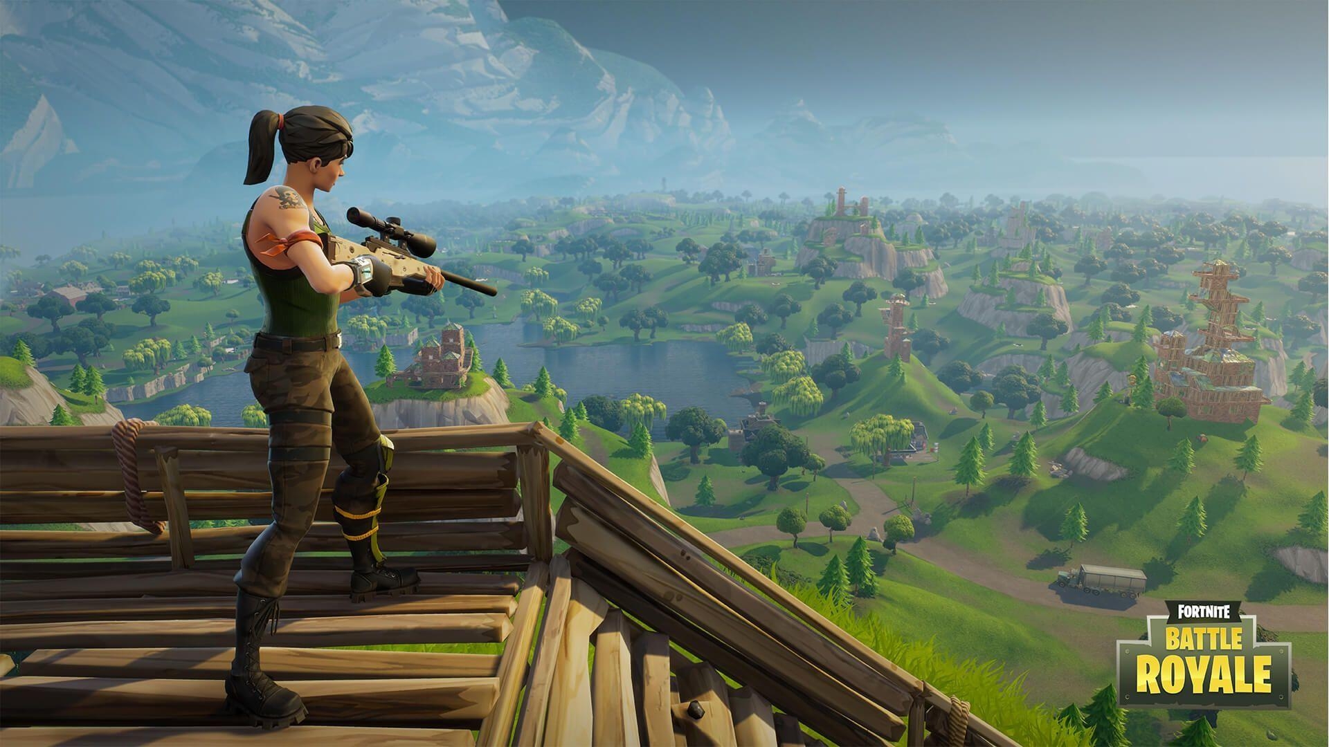 Fortnite, Battle Royale, Grafik, Hintergrund, Spiele, 1920x1080 Full HD Desktop