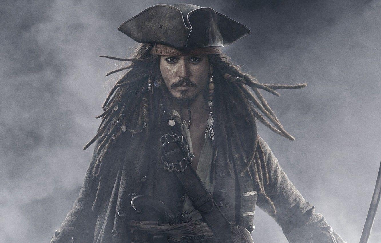 Johnny Depp, Filmstern, Kapitän Jack Sparrow, Pirat, Hollywood, 1340x850 HD Desktop