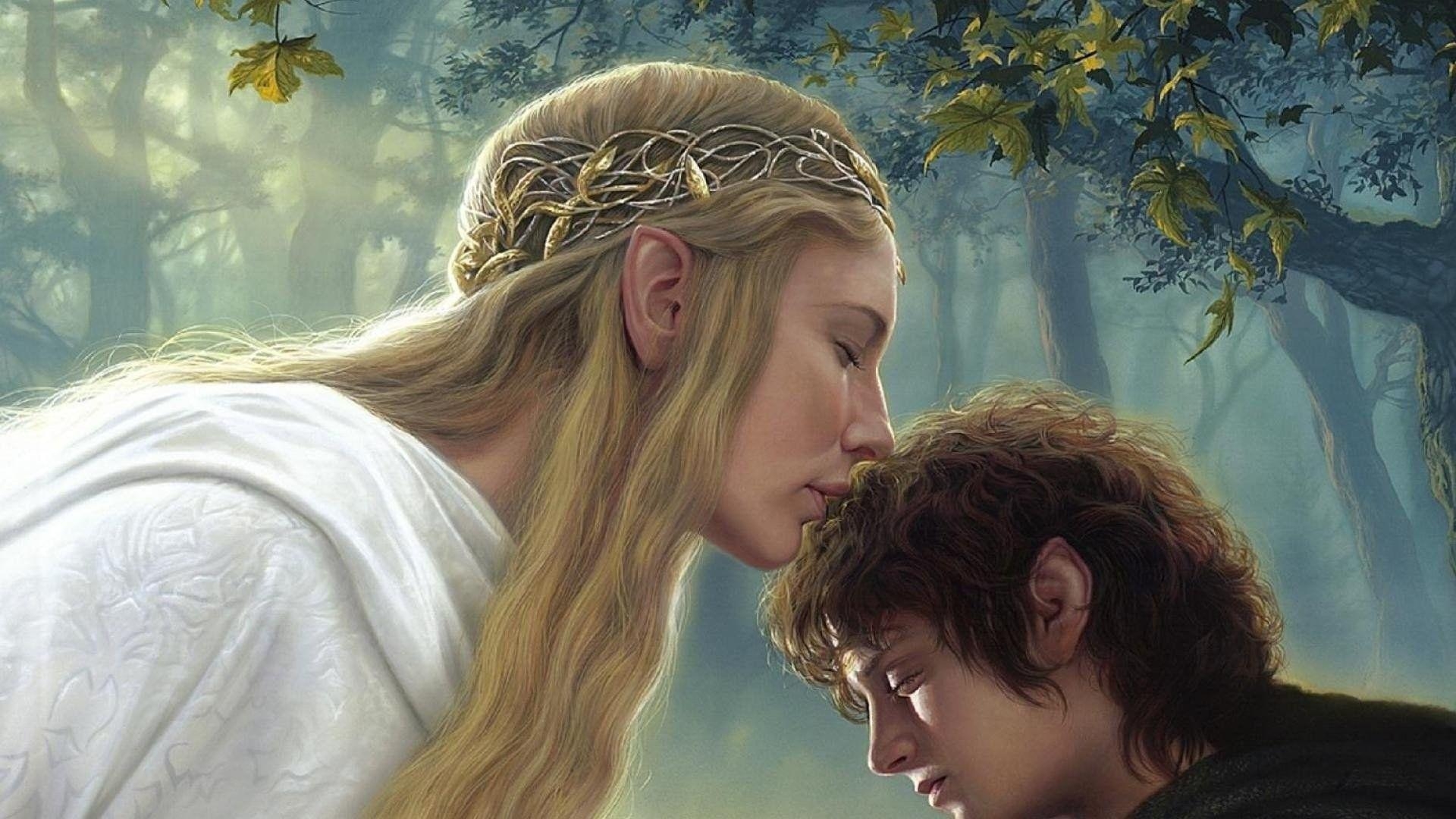 Galadriel, Mittelerde, Film, Fantasie, Romantik, 1920x1080 Full HD Desktop