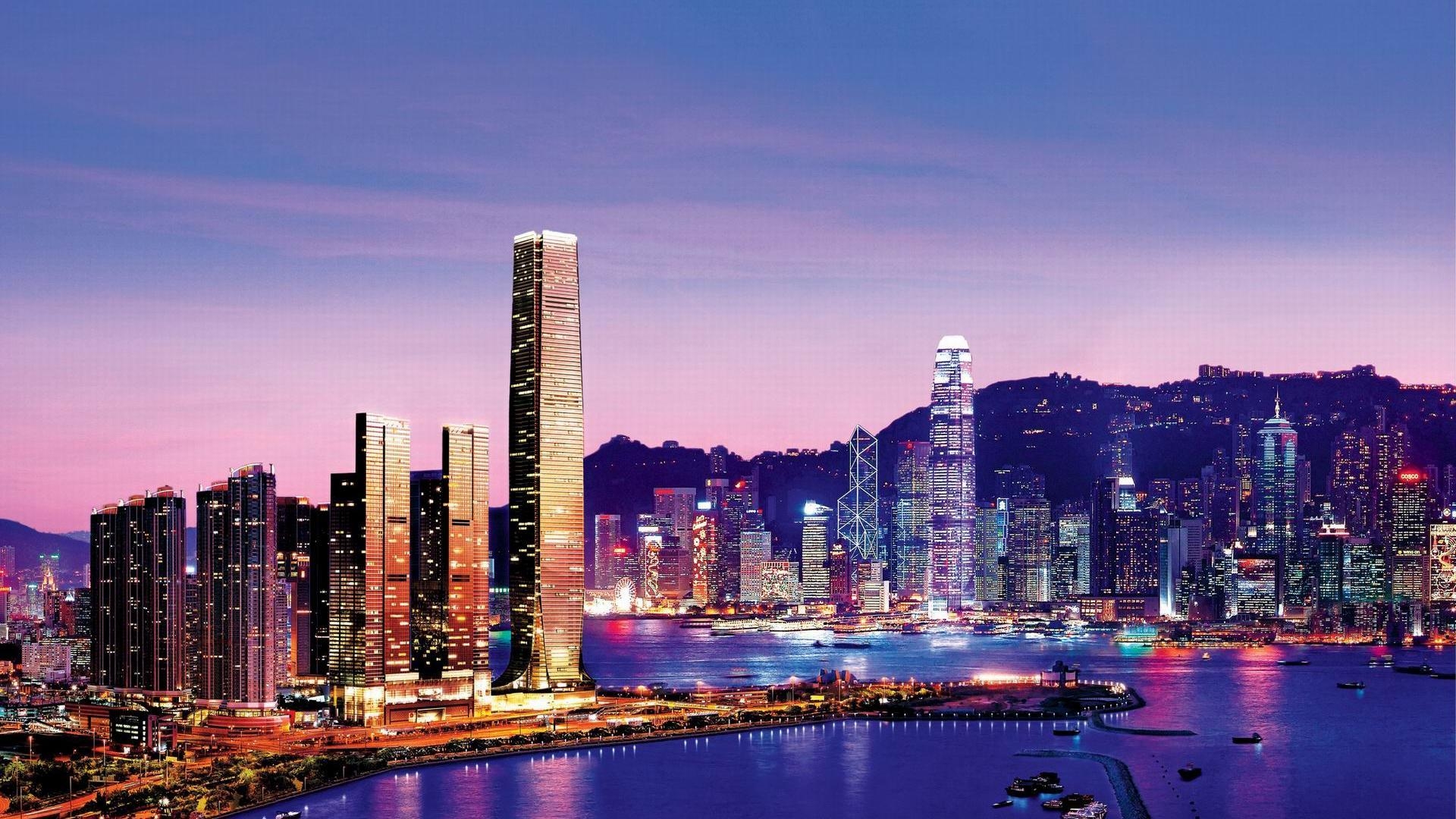 Hongkong, Ansicht, HD Hintergrund, Desktop, Panorama, 1920x1080 Full HD Desktop