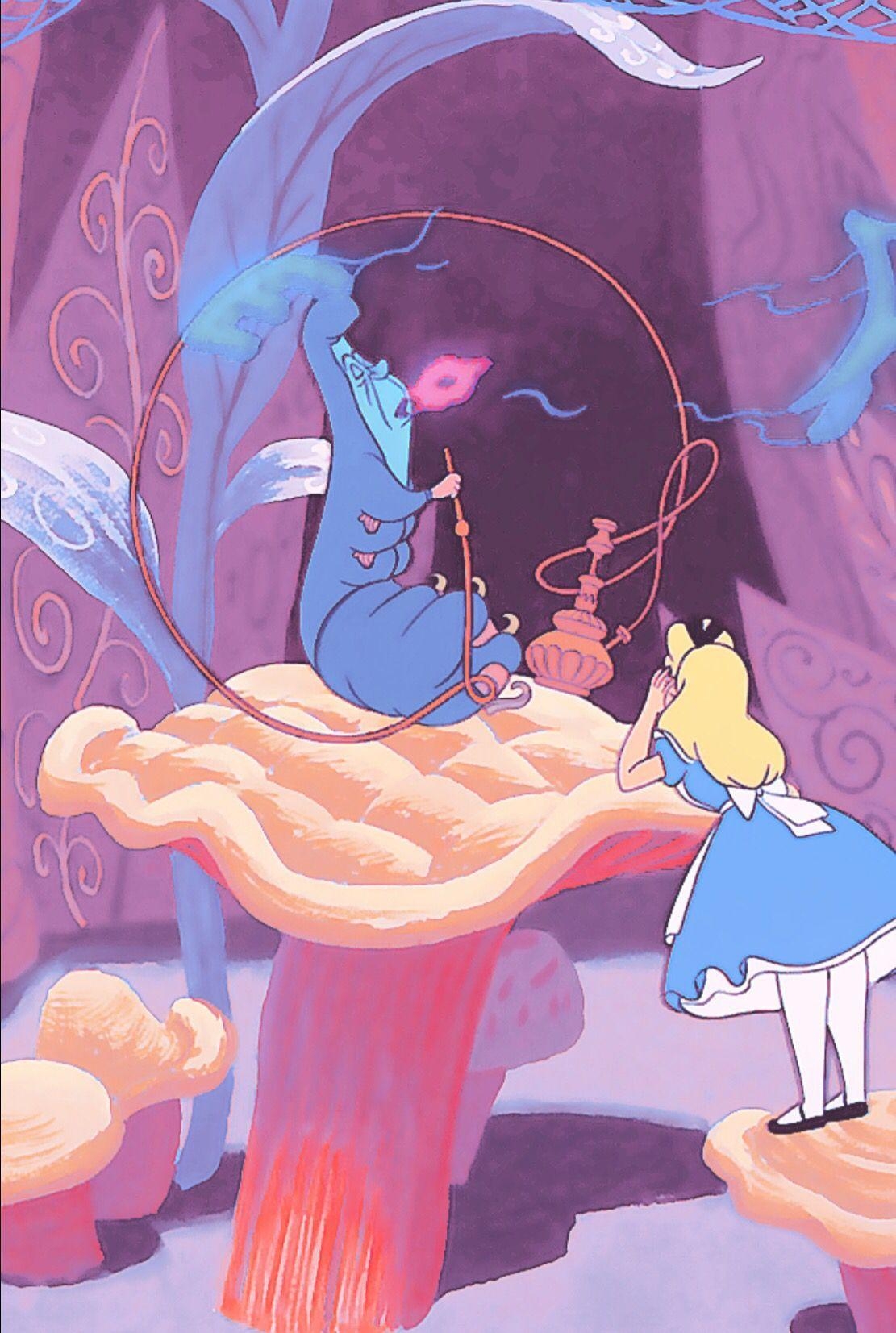 Alice, Wunderland, Disney, iPhone, Landschaft, 1120x1660 HD Handy