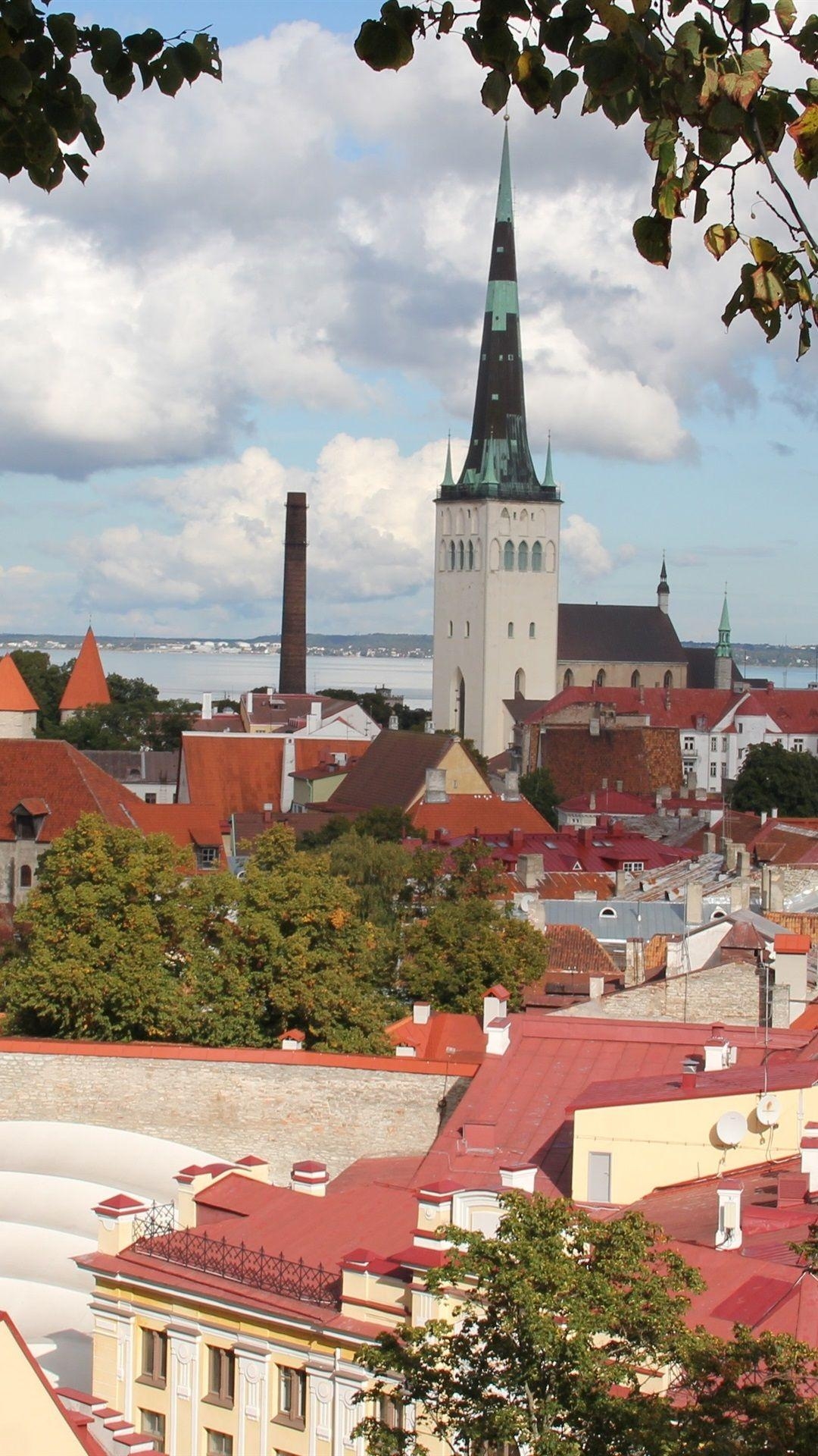 Tallinn Stadt, Häuser, Flussufer, Estland, Handyhintergrund, 1080x1920 Full HD Handy