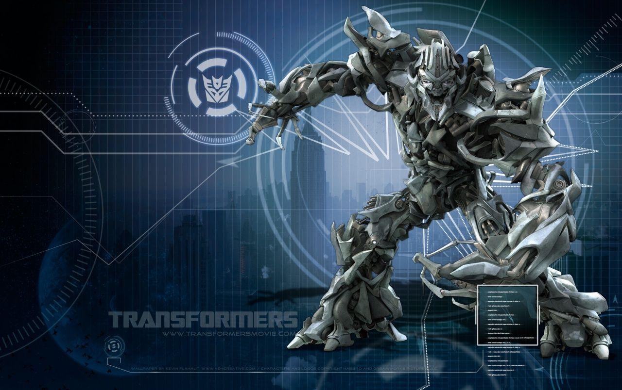 Megatron, Hintergrund, Transformers, Roboter, filmischer Schurke, 1280x810 HD Desktop