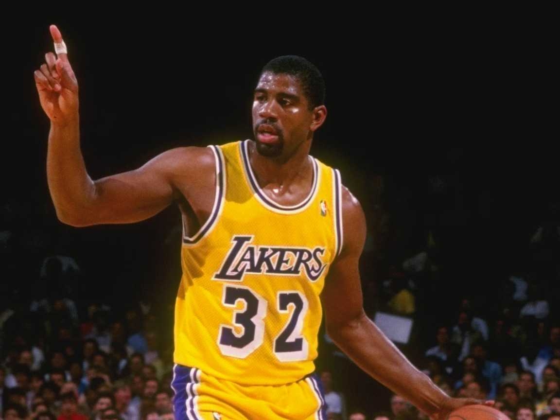 Magic Johnson, Lakers, NBA, Sportheld, Hintergrund, 1160x870 HD Desktop