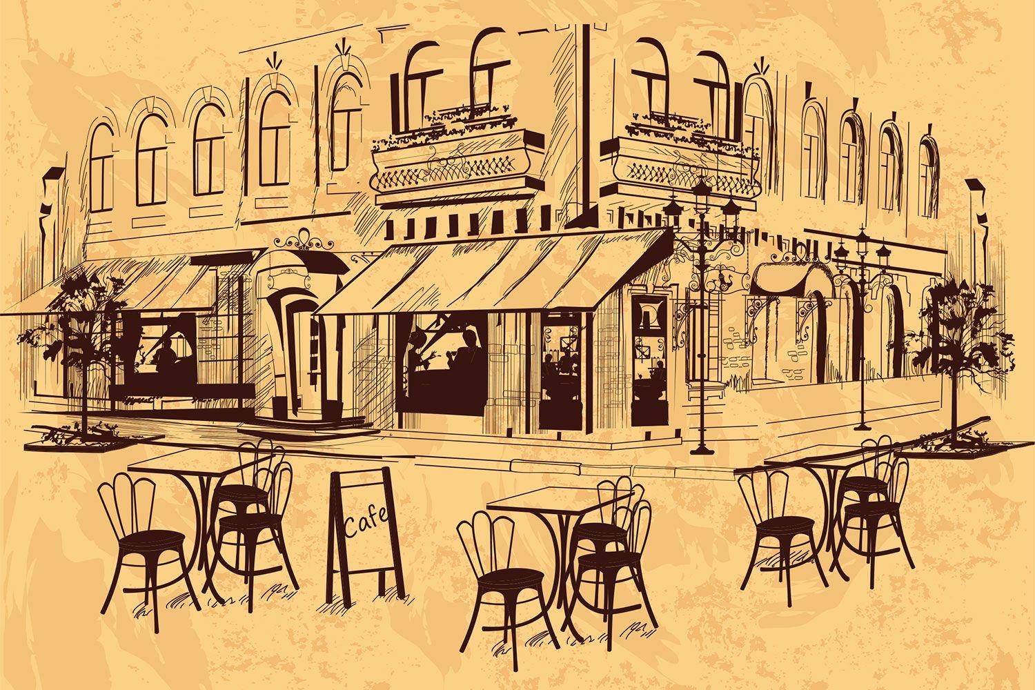 Europäisches Café, Dekor, Ambiente, Kaffeekultur, Genuss, 1500x1000 HD Desktop