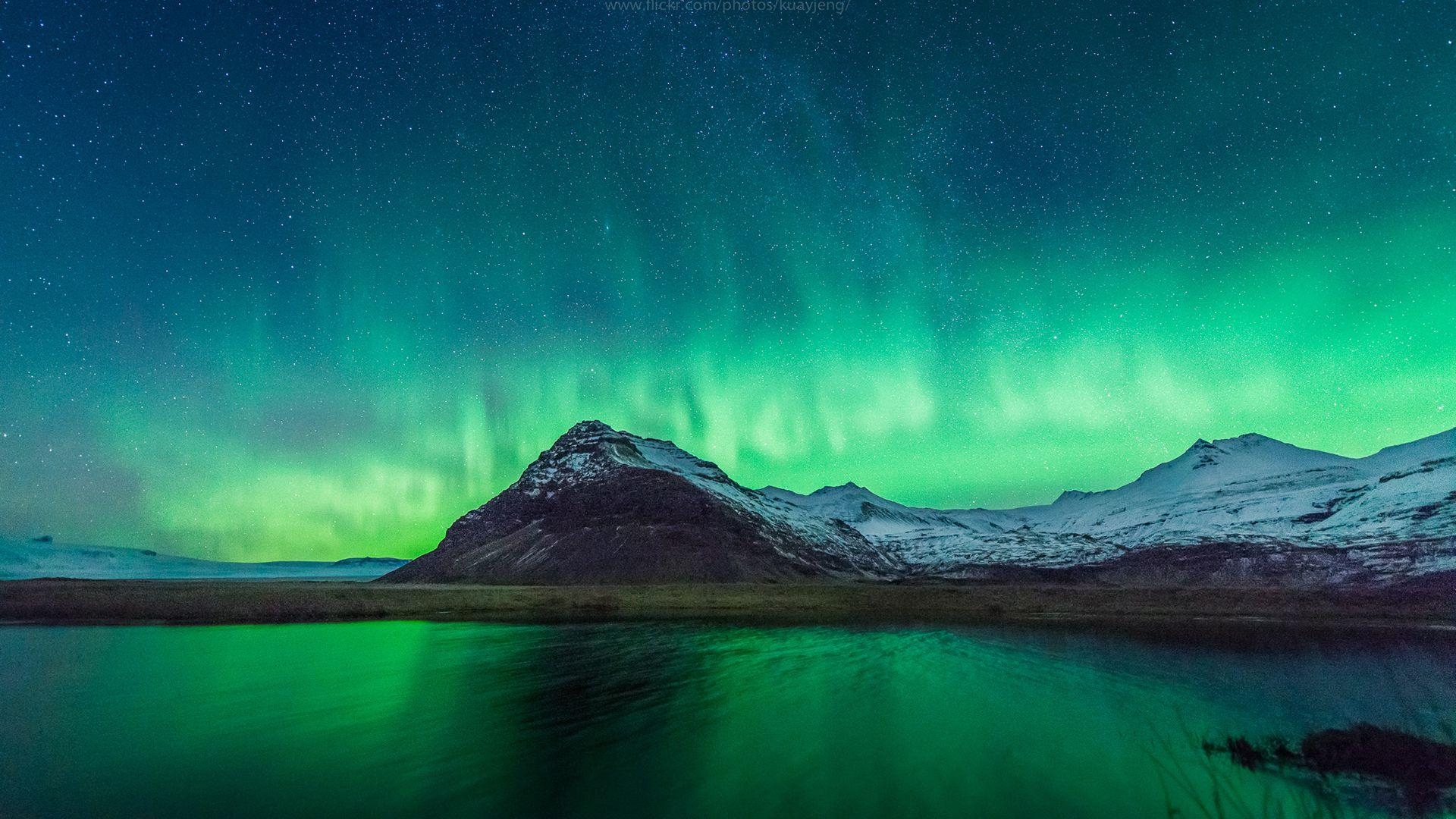 Aurora Borealis, Polarlicht, Natur, HD-Bild, Weltraum, 1920x1080 Full HD Desktop