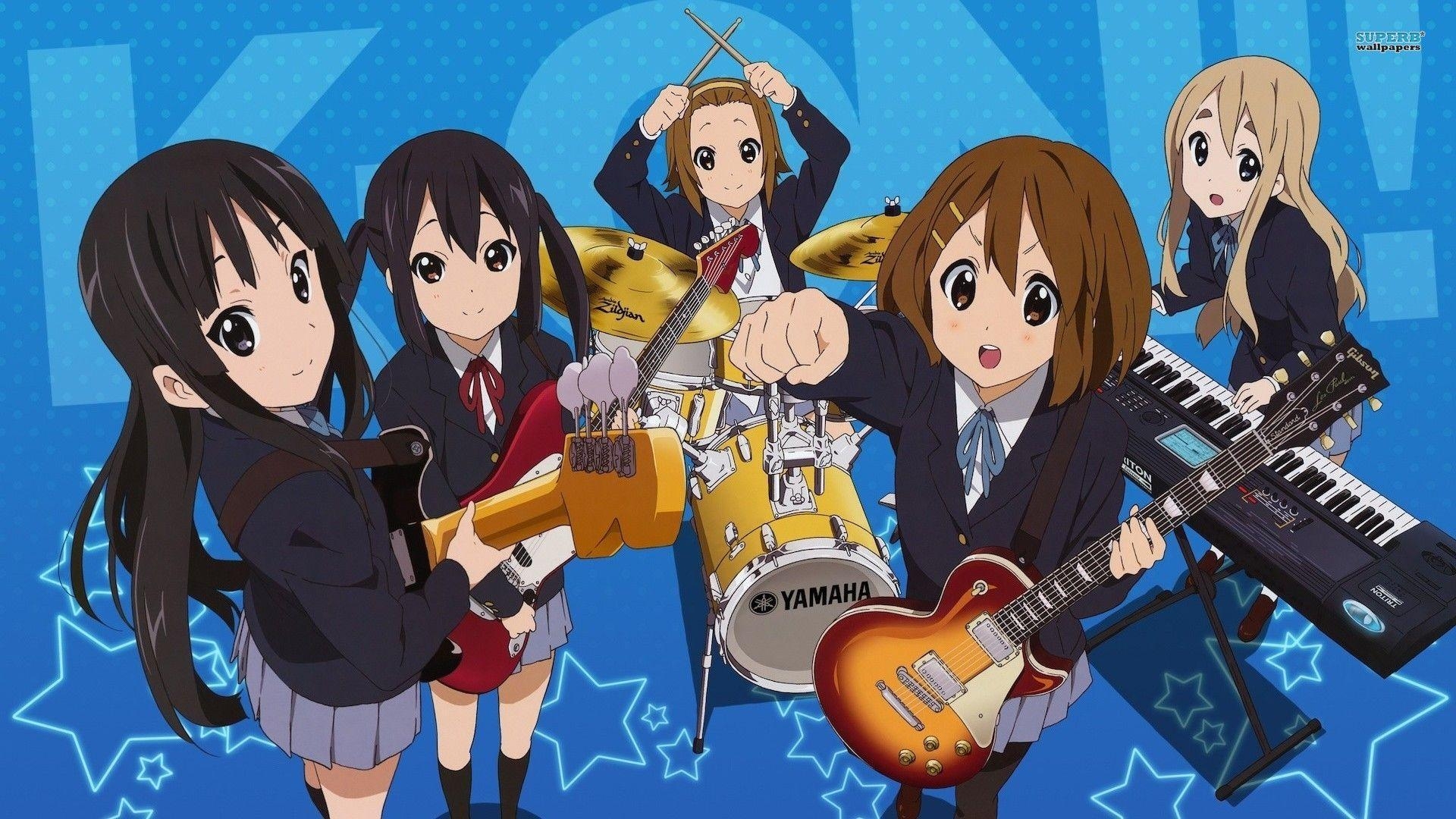 K-ON!, Kostenloser Download, Desktop, Handy, Anime, 1920x1080 Full HD Desktop