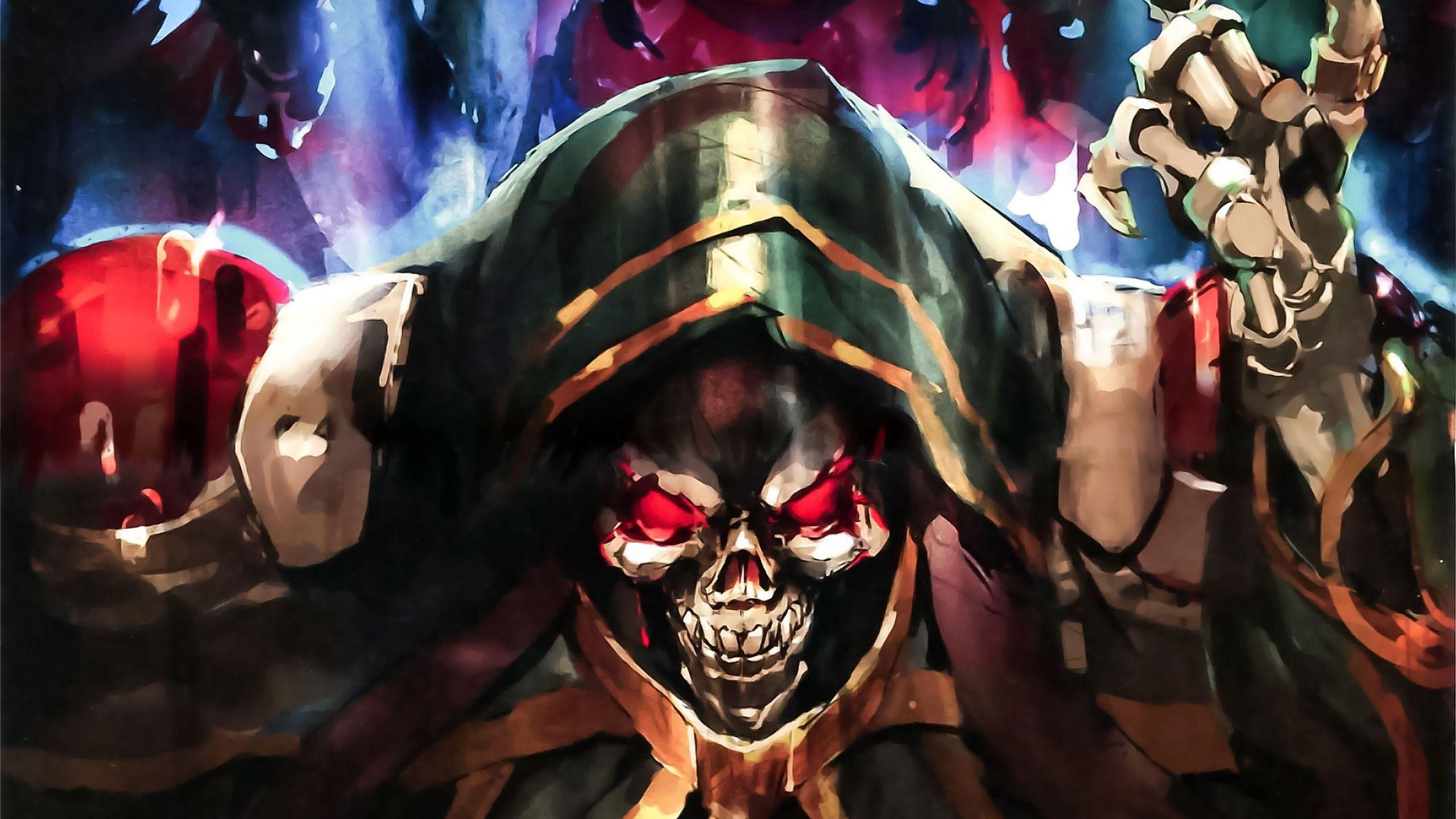 Overlord Anime, Bild, Charaktere, Ainz Ooal Gown, 2560x1440 HD Desktop