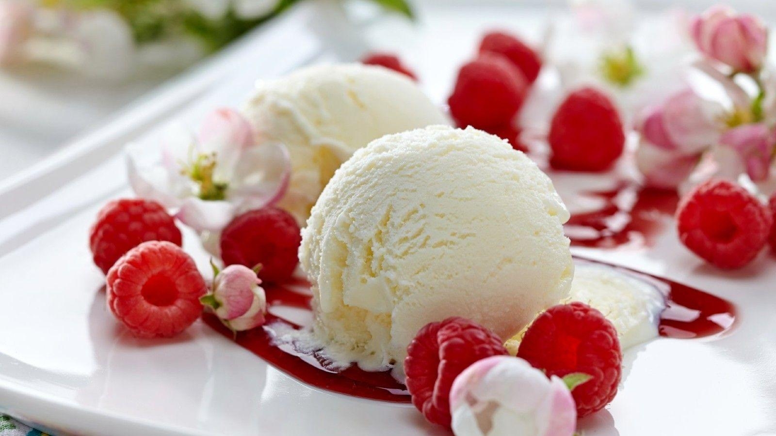 Gemischte Beeren, Eiscreme, Fruchtig, Erfrischend, Farbe, 1600x900 HD Desktop