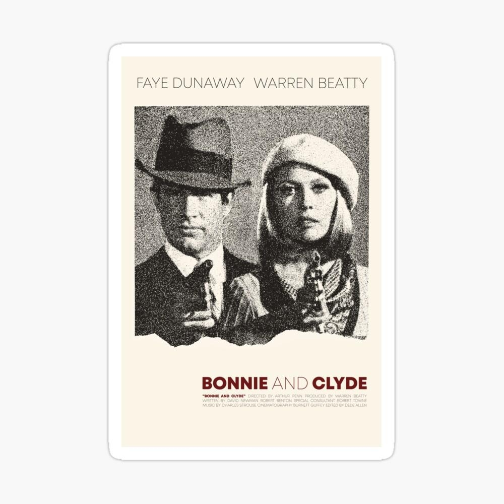 Bonnie und Clyde, 1967, Leinwanddruck, Film Poster, 1000x1000 HD Handy