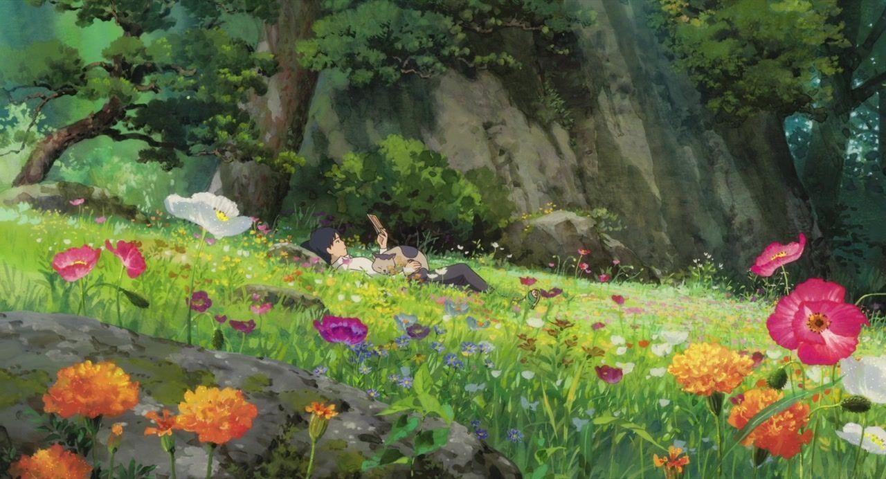 Arrietty, Anime Landschaft, Ghibli, malerisch, 2010, 1280x700 HD Desktop