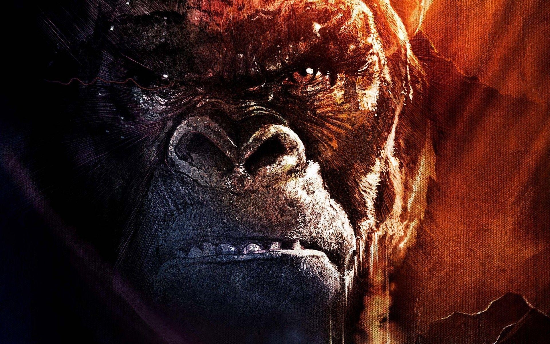 King Kong, Wallpaper, Abenteuerfilm, Riesenaffe, Spezialeffekte, 1920x1200 HD Desktop