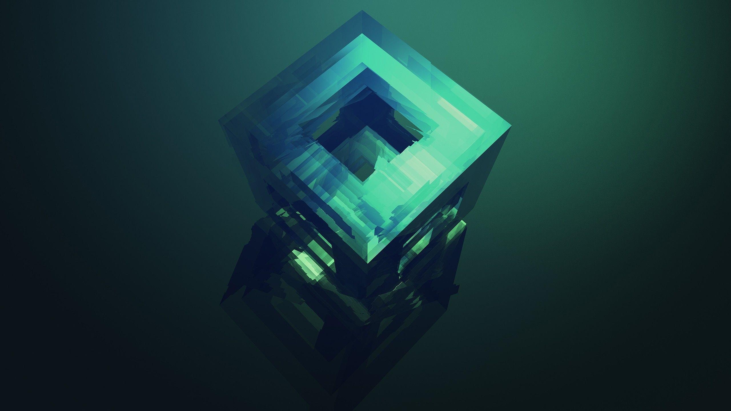 Facets, Kunstwerk, Bunt, Justin Maller, Abstrakt, 2560x1440 HD Desktop