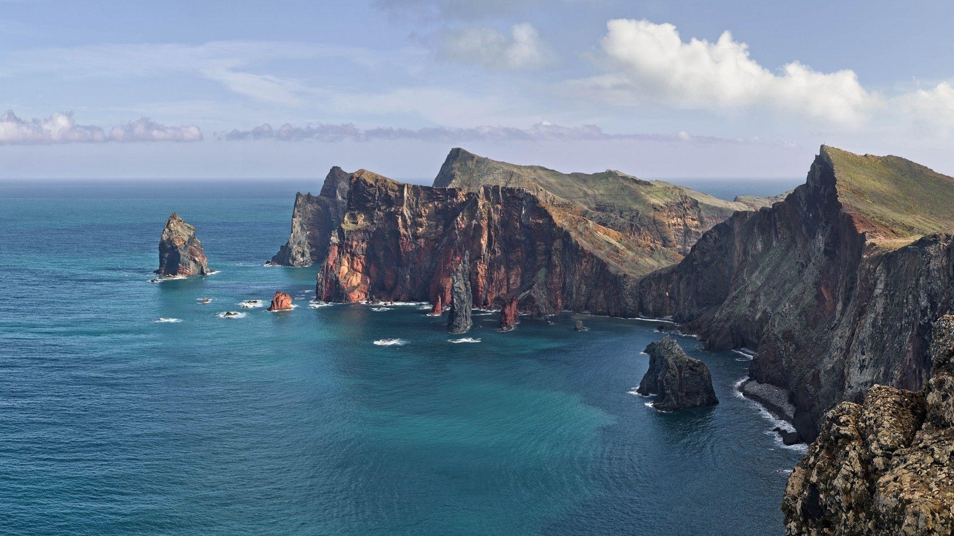 Madeira, Ozean, Felsen, Portugiesische Insel, Download, 1920x1080 Full HD Desktop