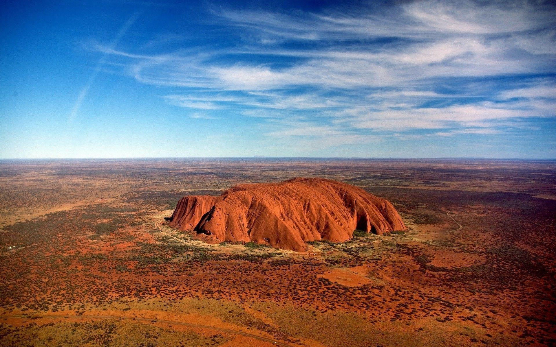 Uluru, Sonnenuntergang, Roter Felsen, Natur, Reisen, 1920x1200 HD Desktop