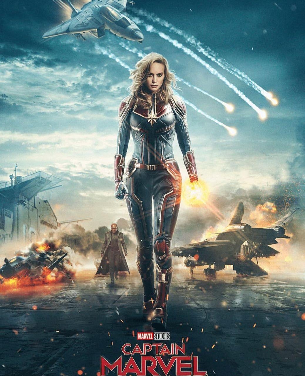 Brie Larson, Captain Marvel, Marvel, Bild, Schauspielerin, 1040x1280 HD Handy