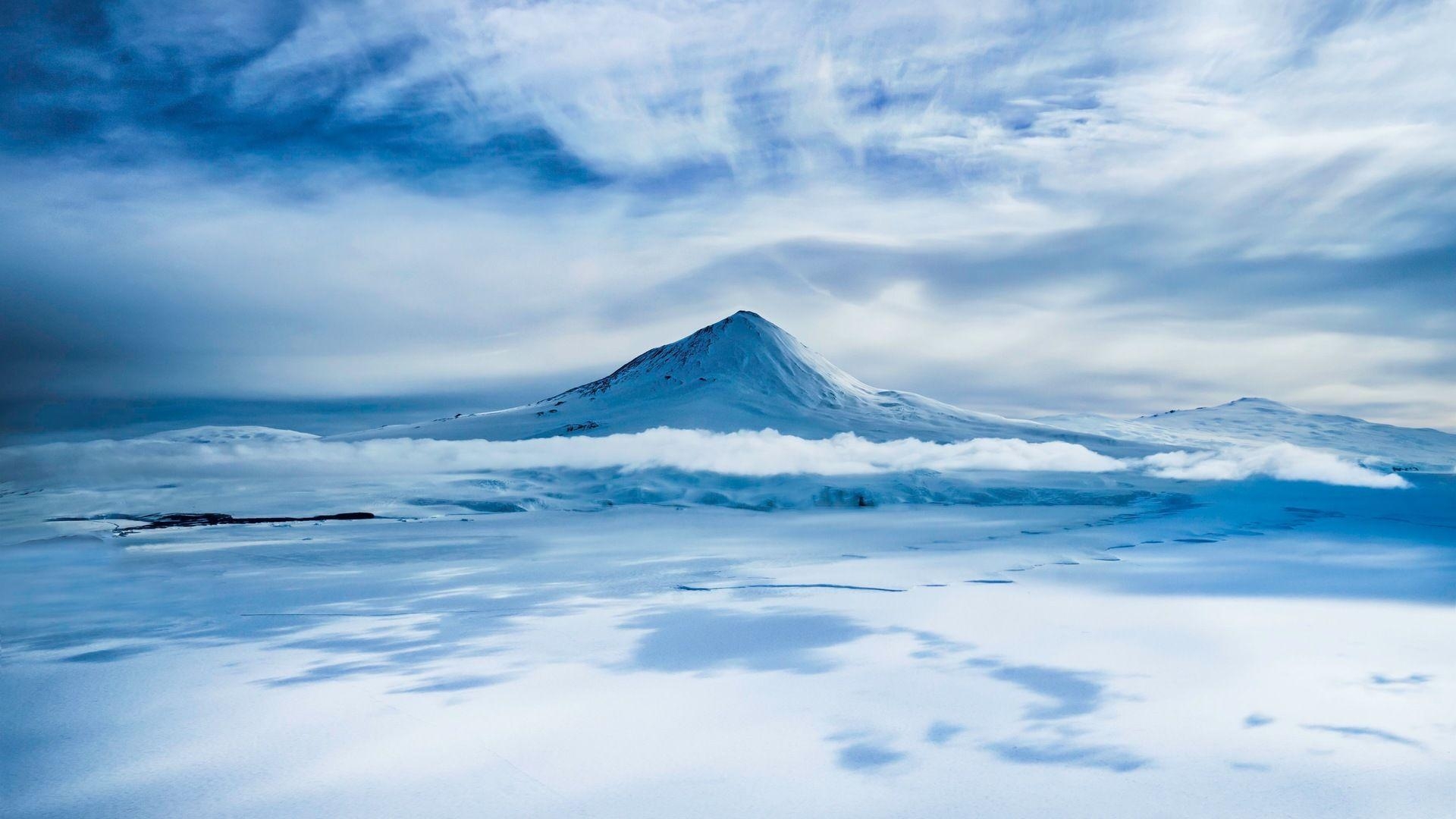 Mount Erebus, Antarktis, Vulkan, Laptop, Full HD, 1920x1080 Full HD Desktop