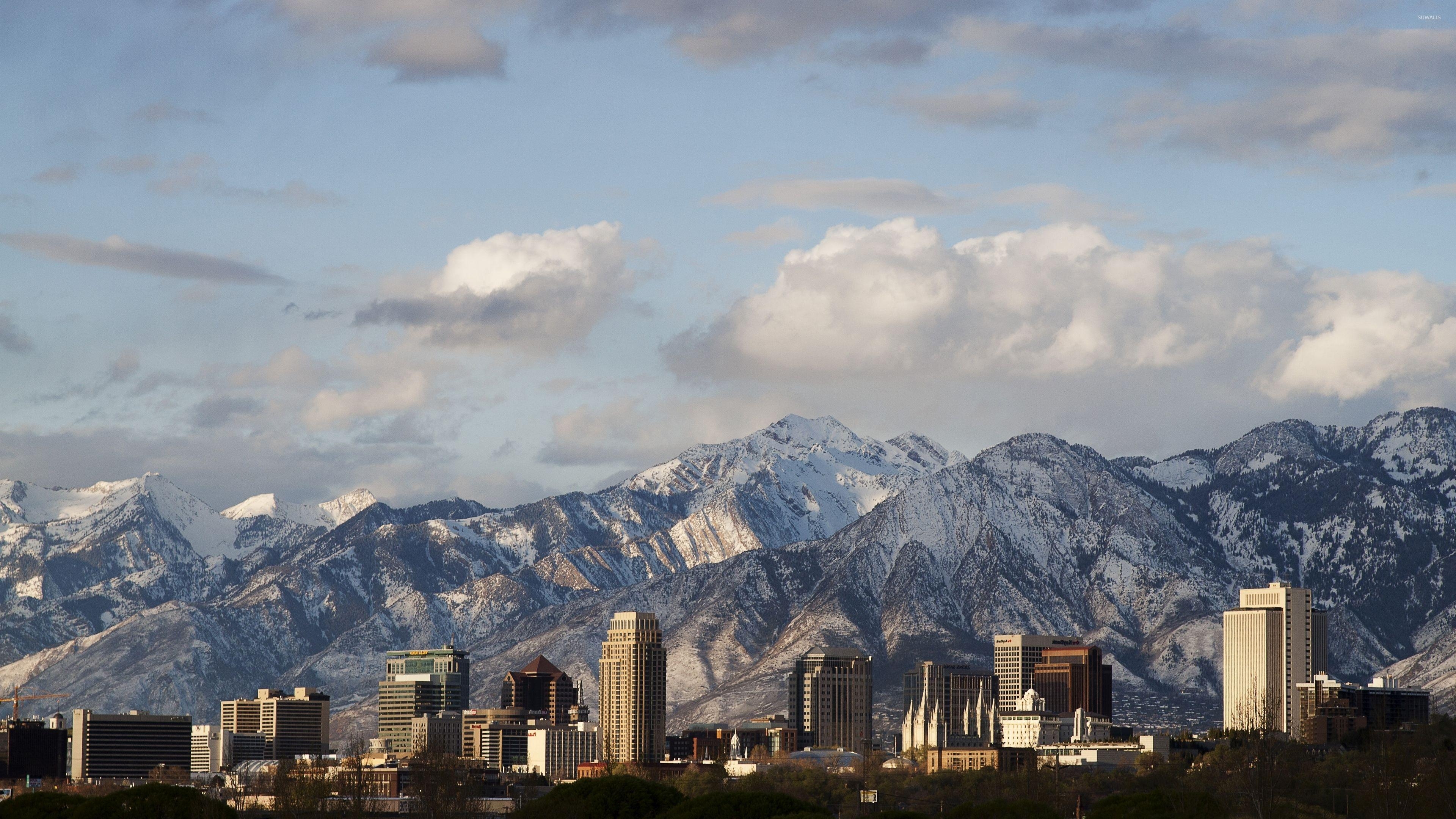 Salt Lake Tempel, Reisen, Stadt, Hintergrund, Utah, 3840x2160 4K Desktop