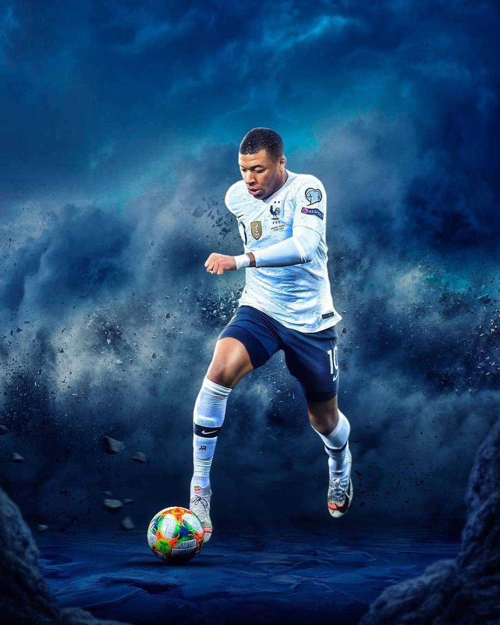 Kylian Mbappé, Fußball, Hintergrund, Sport, Bild, 1030x1280 HD Handy