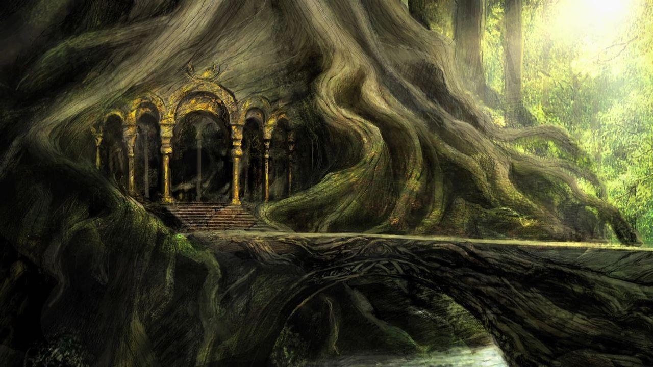 Mirkwood, Waldreich, Der Hobbit, Konzeptkunst, Tolkien, 1280x720 HD Desktop