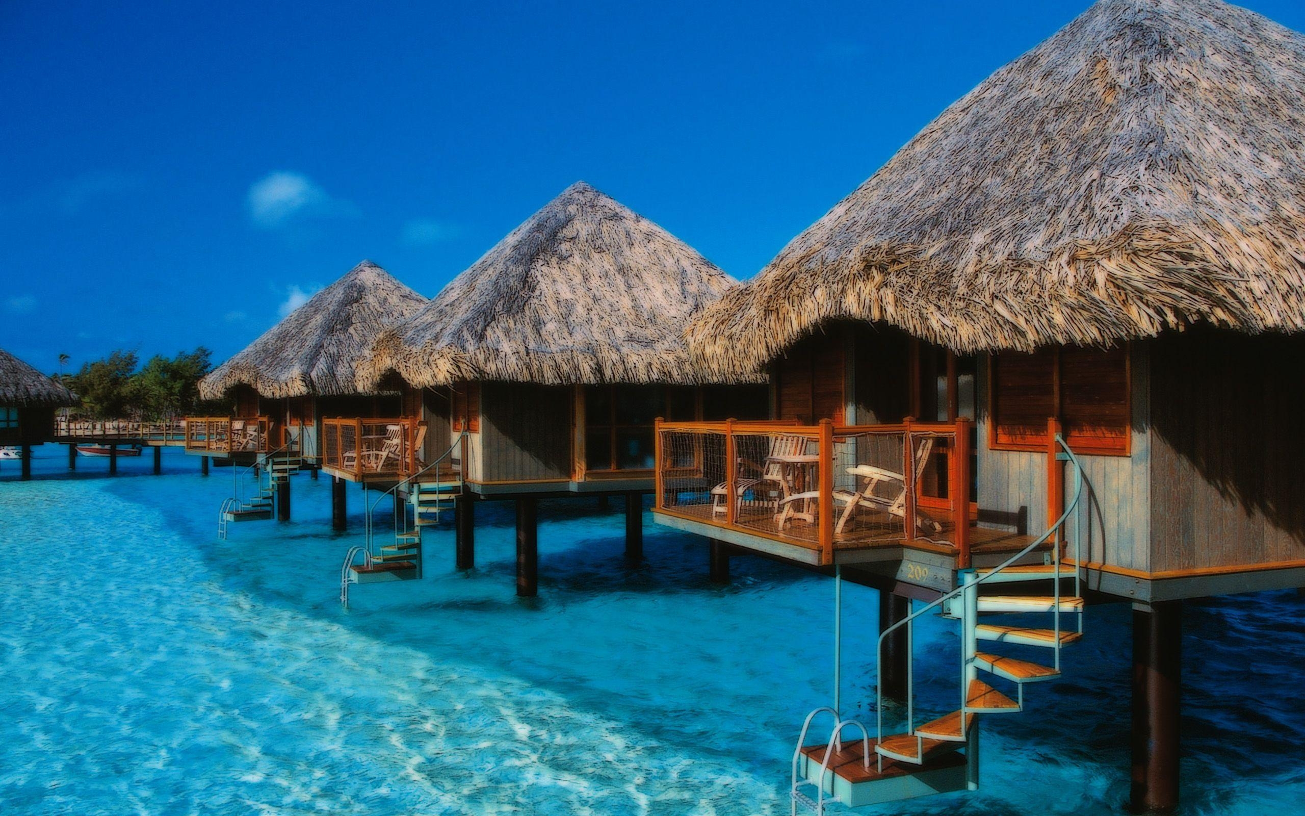 Bora Bora, 25733 px, Hintergrund, Exotisch, Reisen, 2560x1600 HD Desktop