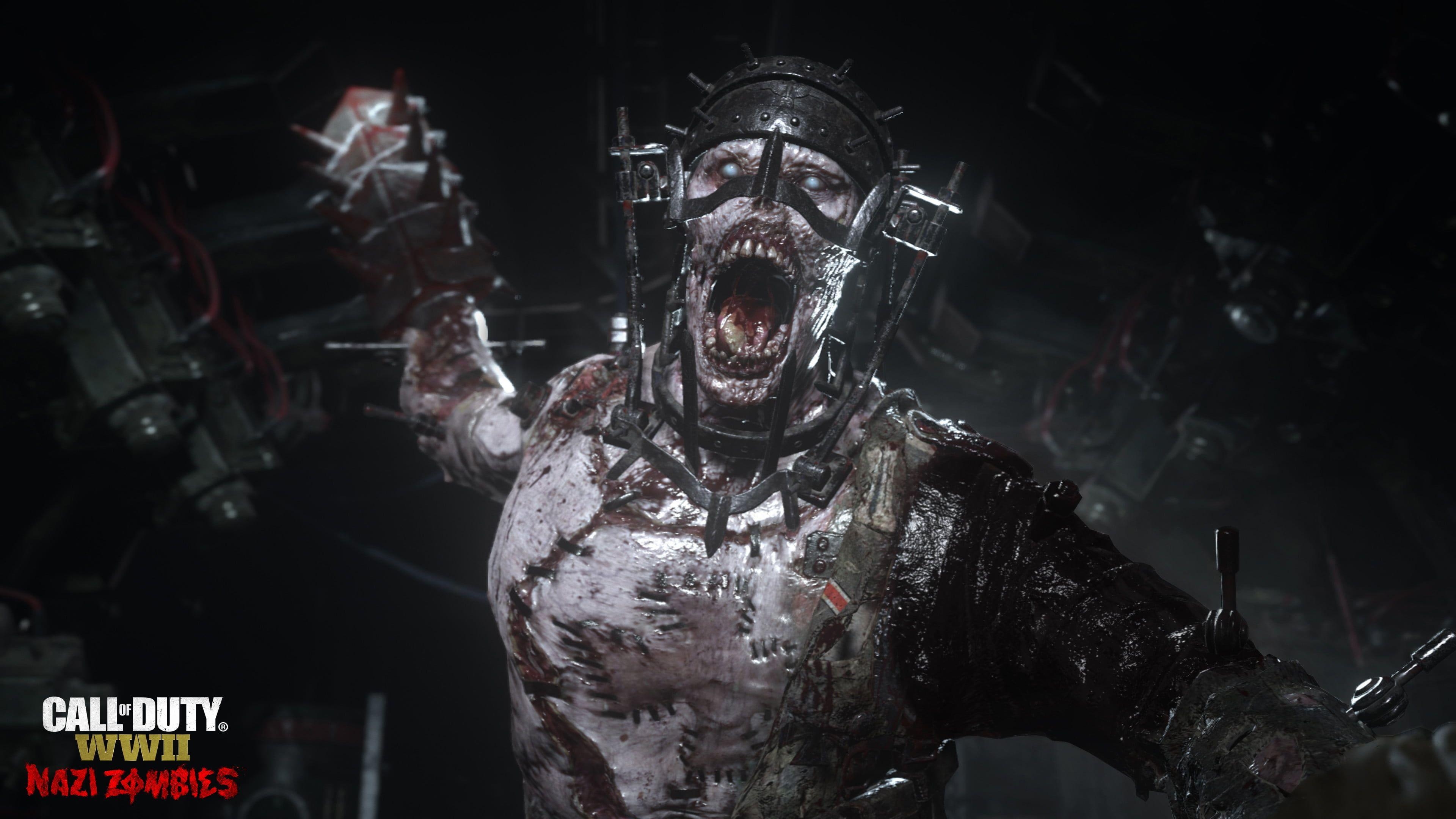 Call of Duty, WWII, Zombies, 4K, Shooter, 3840x2160 4K Desktop