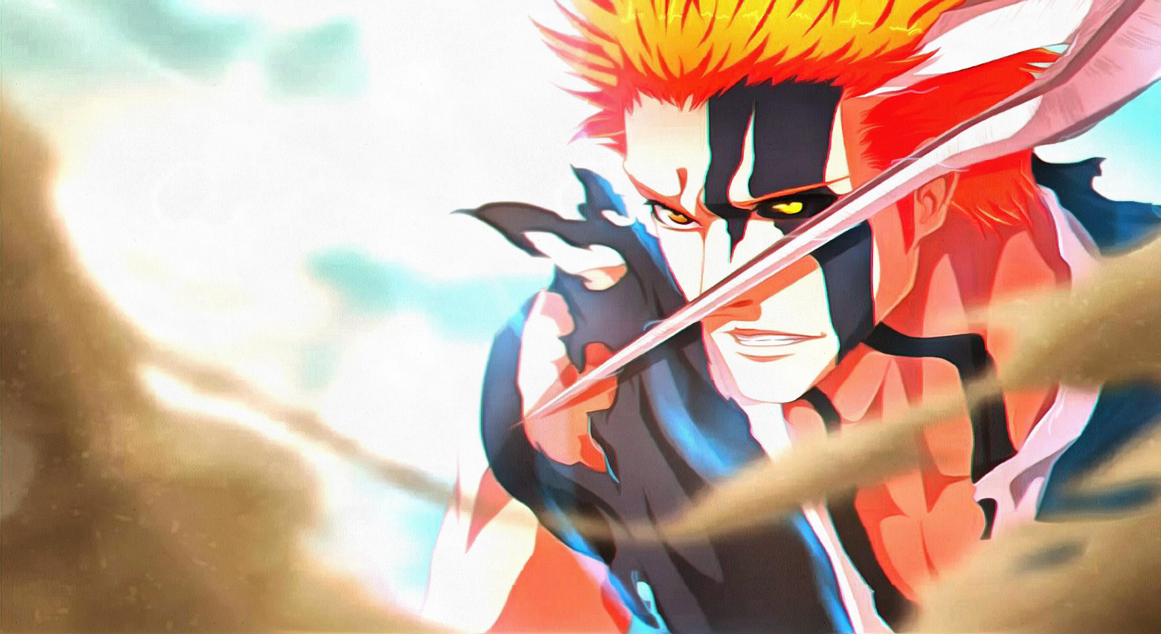 Ichigo Kurosaki, Bleach, Erlösung, Anime, Manga, 4000x2190 4K Desktop