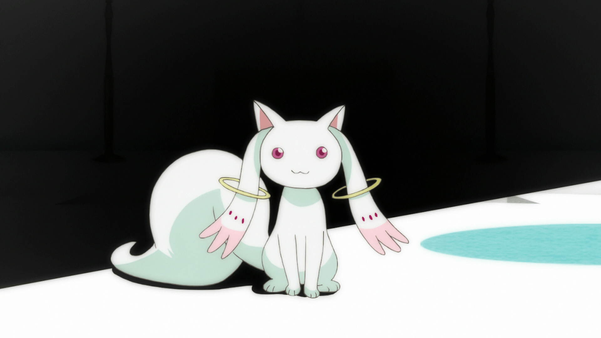 Kyubey, Inkubator, Anime, Fanbild, Magie, 1920x1080 Full HD Desktop