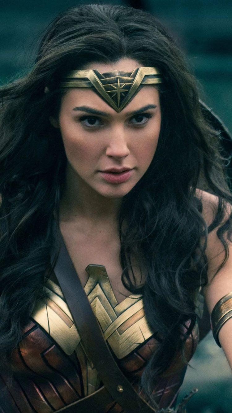 Wonder Woman, Gal Gadot, iPhone 8, 750x, Film, 750x1340 HD Handy