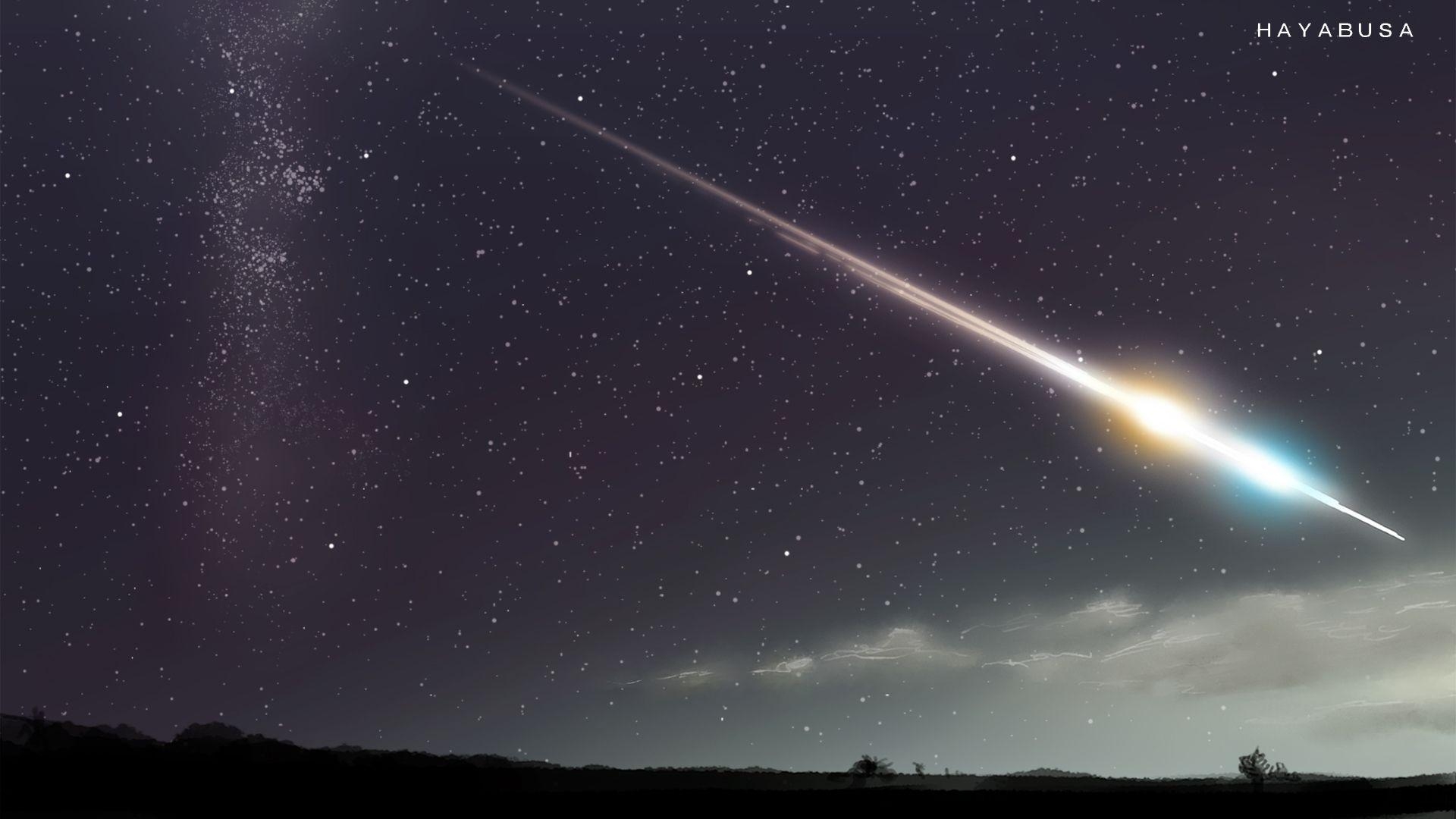 Meteor, Weltraum, Computer, Sternschnuppe, Himmel, 1920x1080 Full HD Desktop