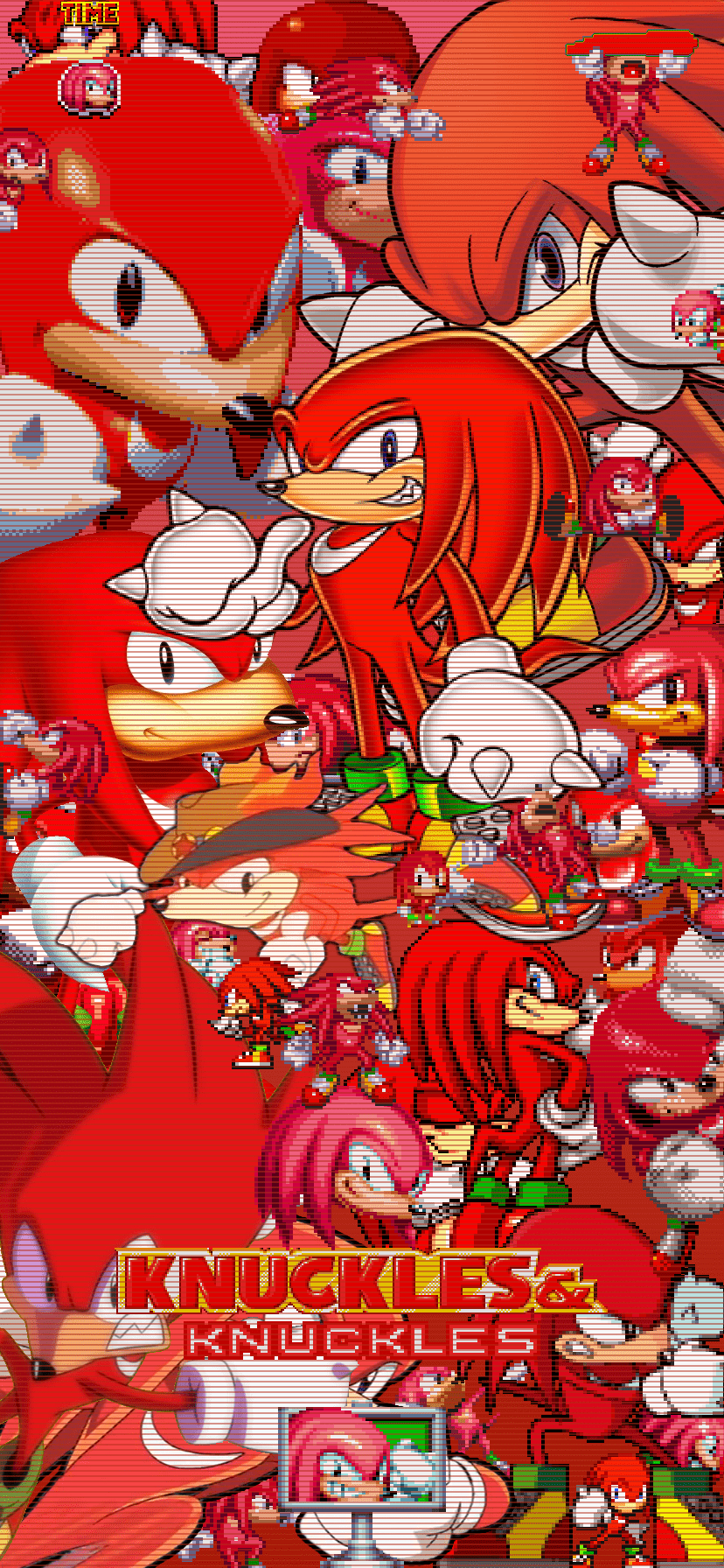 Knuckles, Mobil, Echidna, Sega, Spiele, 830x1800 HD Handy