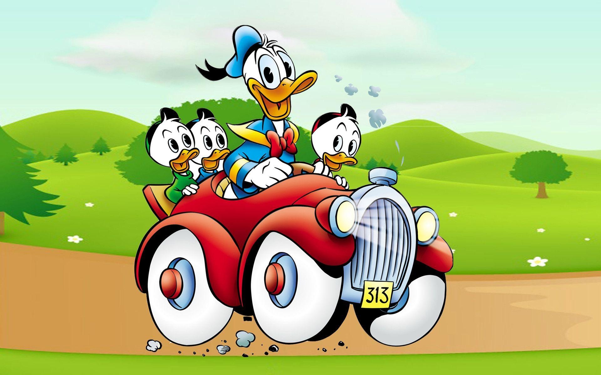 Donald Duck, Cartoon, Disney, Ente, Zeichentrick, 1920x1200 HD Desktop