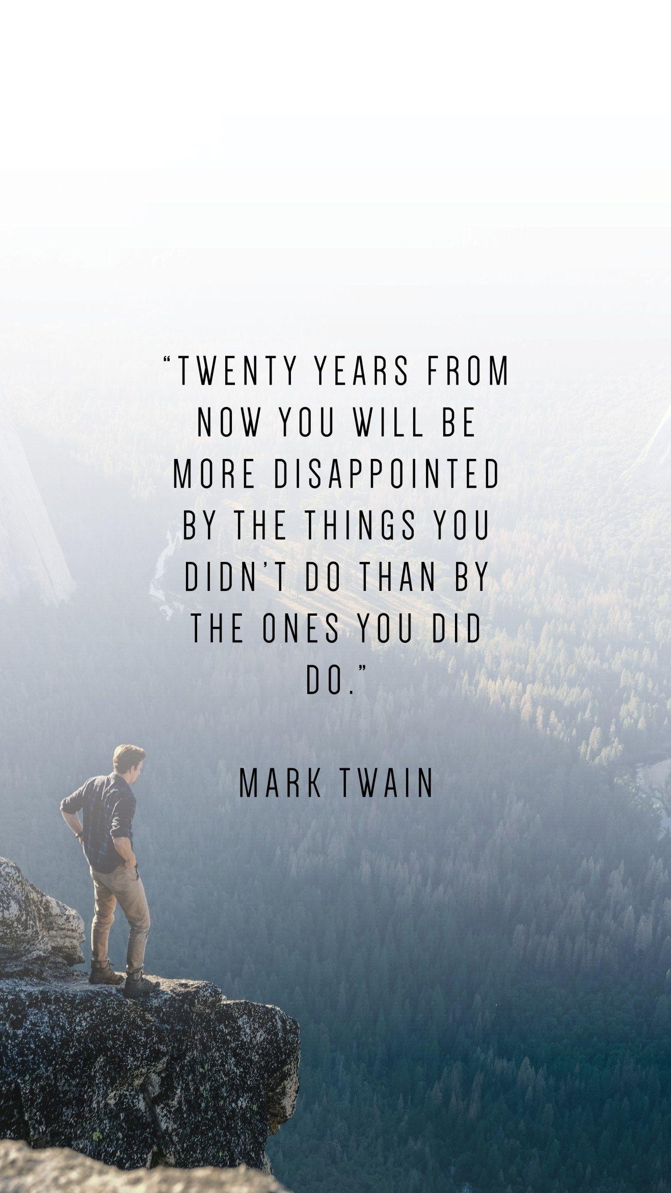 Mark Twain, Zitate, Inspiration, Handy, Motiv, 1320x2350 HD Handy