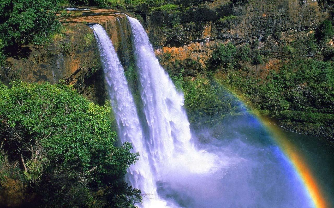 Wasser, HD, Hintergrund, Lebendig, Hawaii, 1280x800 HD Desktop