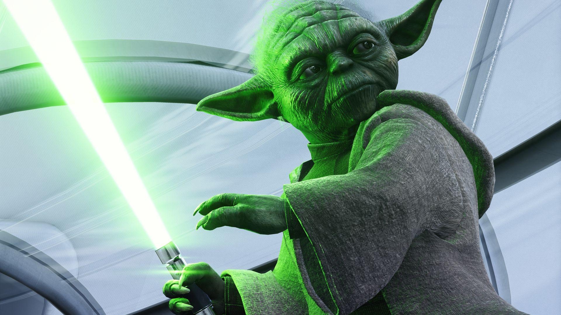 Meister Yoda, Hintergrund, Star Wars, Filmkunst, Jedi, 1920x1080 Full HD Desktop