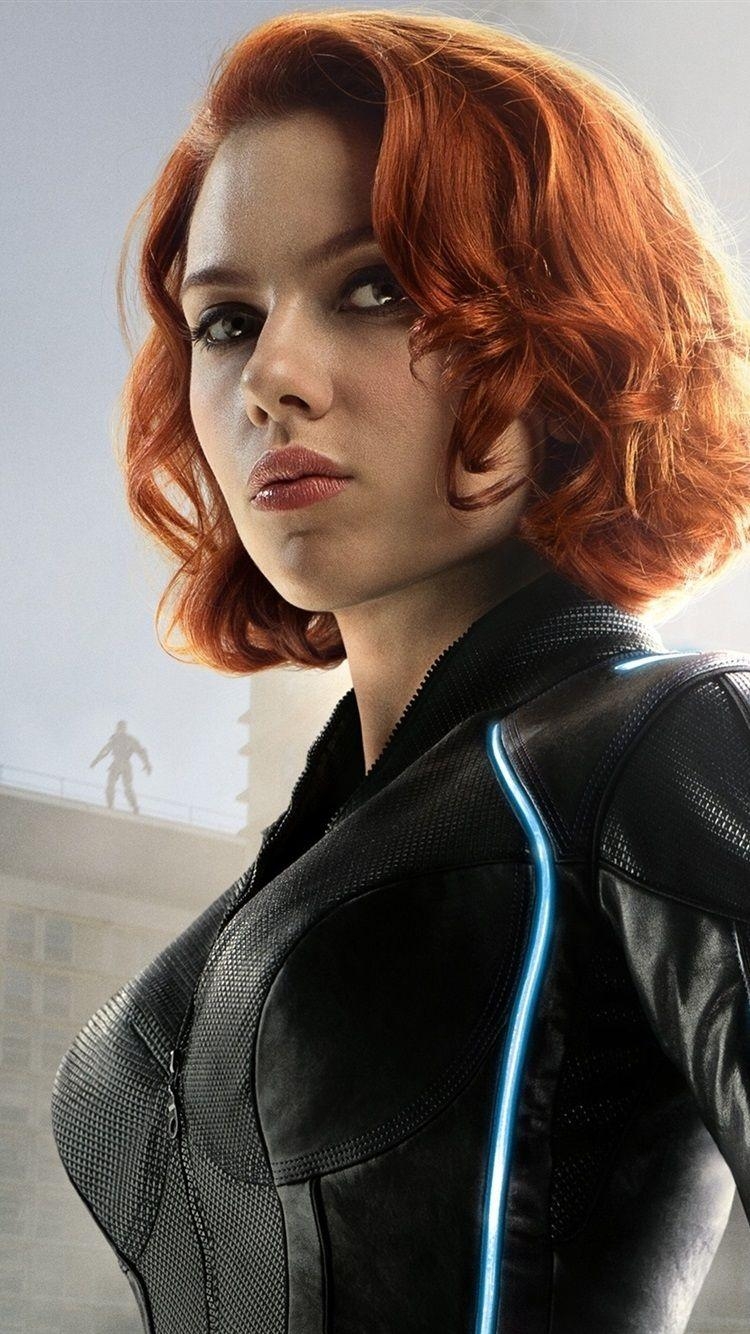 Scarlett Johansson, Avengers, Age of Ultron, iPhone, Marvel, 750x1340 HD Handy