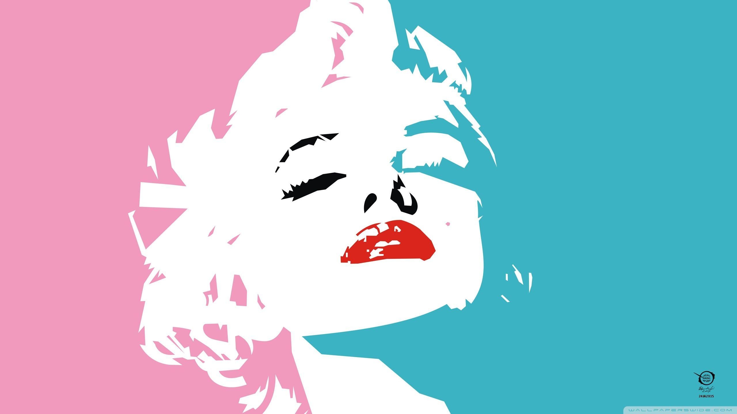 Marilyn Monroe, 4K HD, Pop Art, Ikone, Legendäre Schauspielerin, 2560x1440 HD Desktop