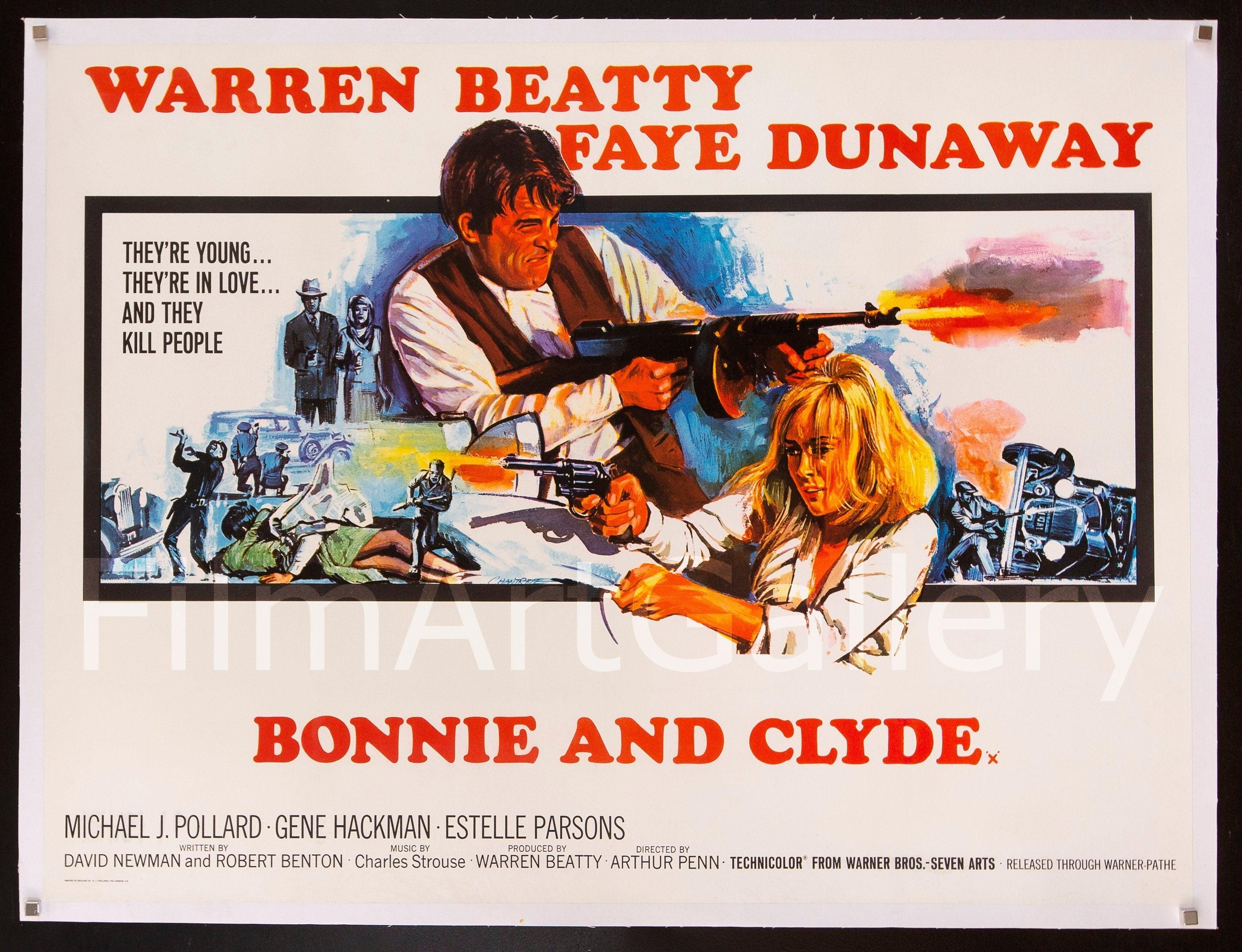 Bonnie Clyde, Filmplakat, 1967, Design, Kriminalfilm, 2880x2210 HD Desktop