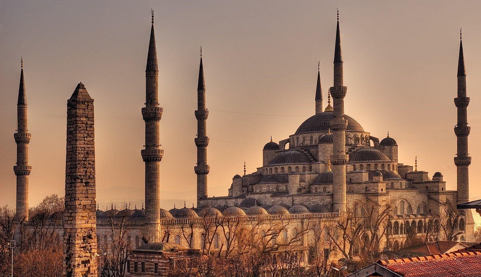 Blaue Moschee, Architektur, Türkei, Istanbul, Moscheen, 1680x970 HD Desktop