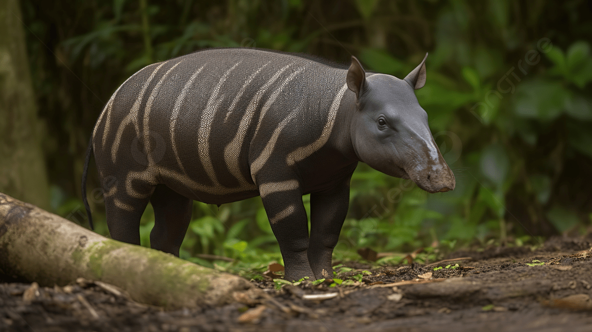 Pazifischer Tapir, bedroht, Wald, Tier, Bild, 1200x680 HD Desktop