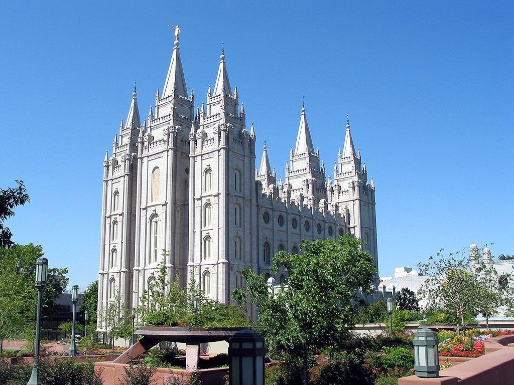 Salt Lake Tempel, Kirche, Mormonentum, Reisen, Hintergrund, 1030x770 HD Desktop