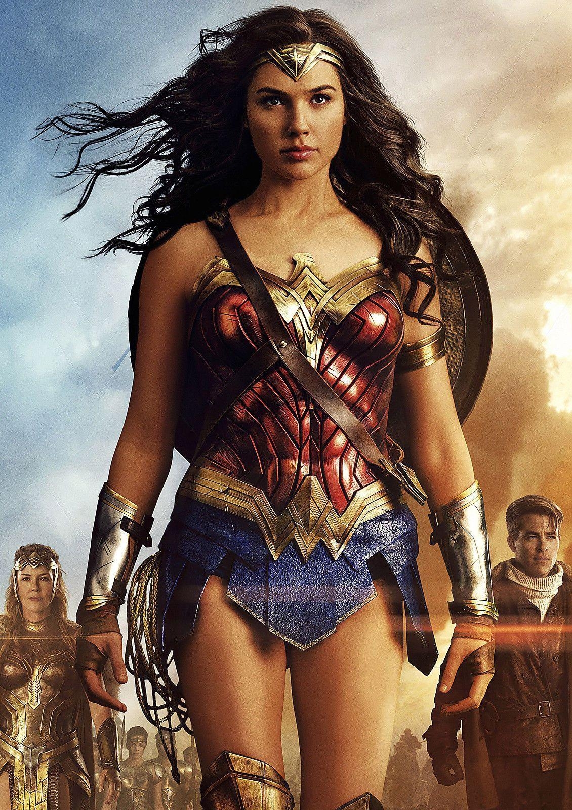 Gal Gadot, Wonder Woman, Filmkunst, Druck, Superhelden, 1130x1600 HD Handy