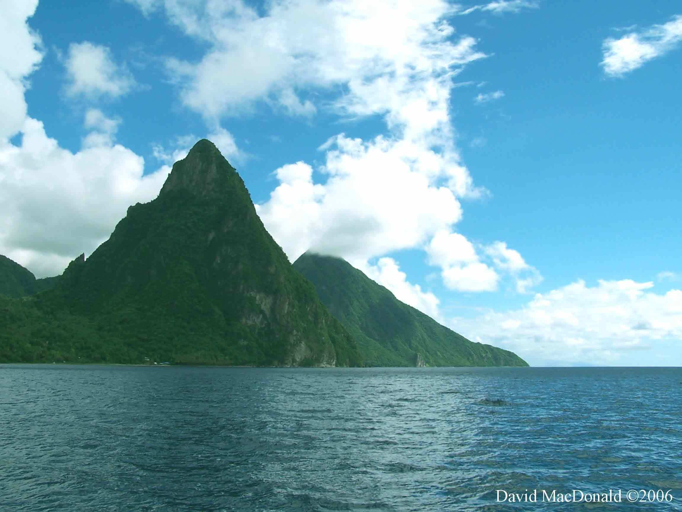 Saint Lucia, Karibik, Landschaft, Natur, Urlaub, 2310x1730 HD Desktop